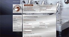 Desktop Screenshot of kaffeehaus-co.de