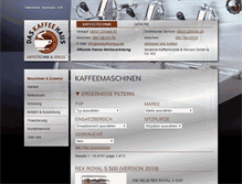 Tablet Screenshot of kaffeehaus-co.de